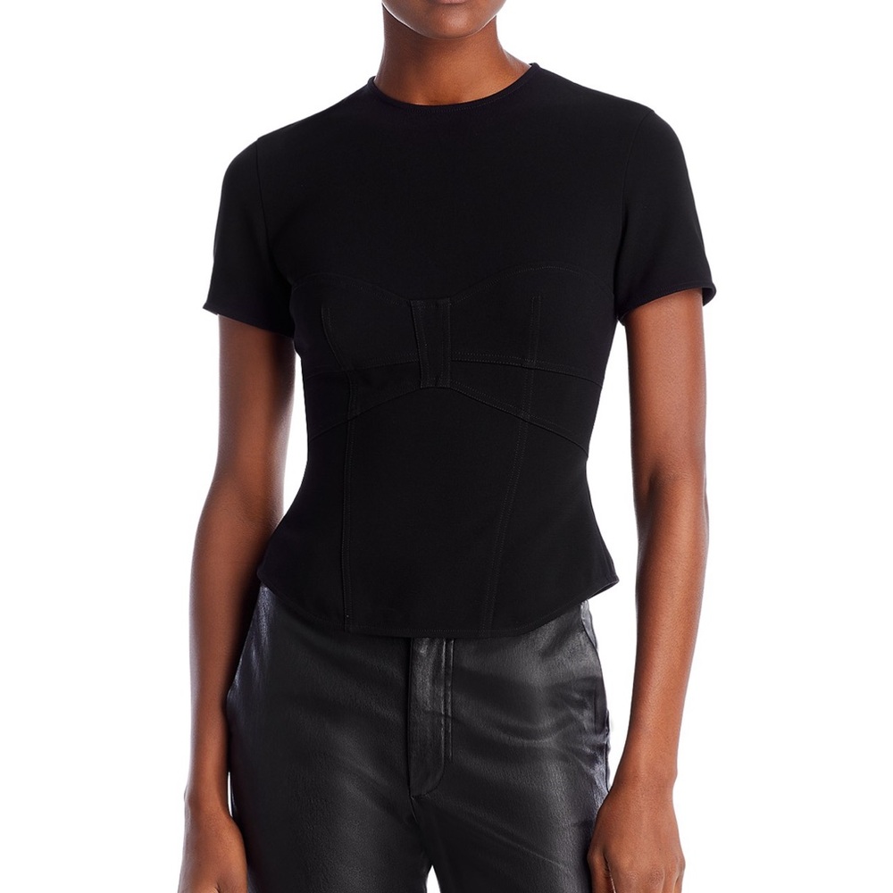 A.L.C. Black Fitted Top